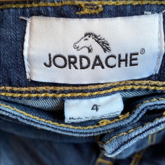 Jordache skinny blue jean raw hem - Picture 4 of 8